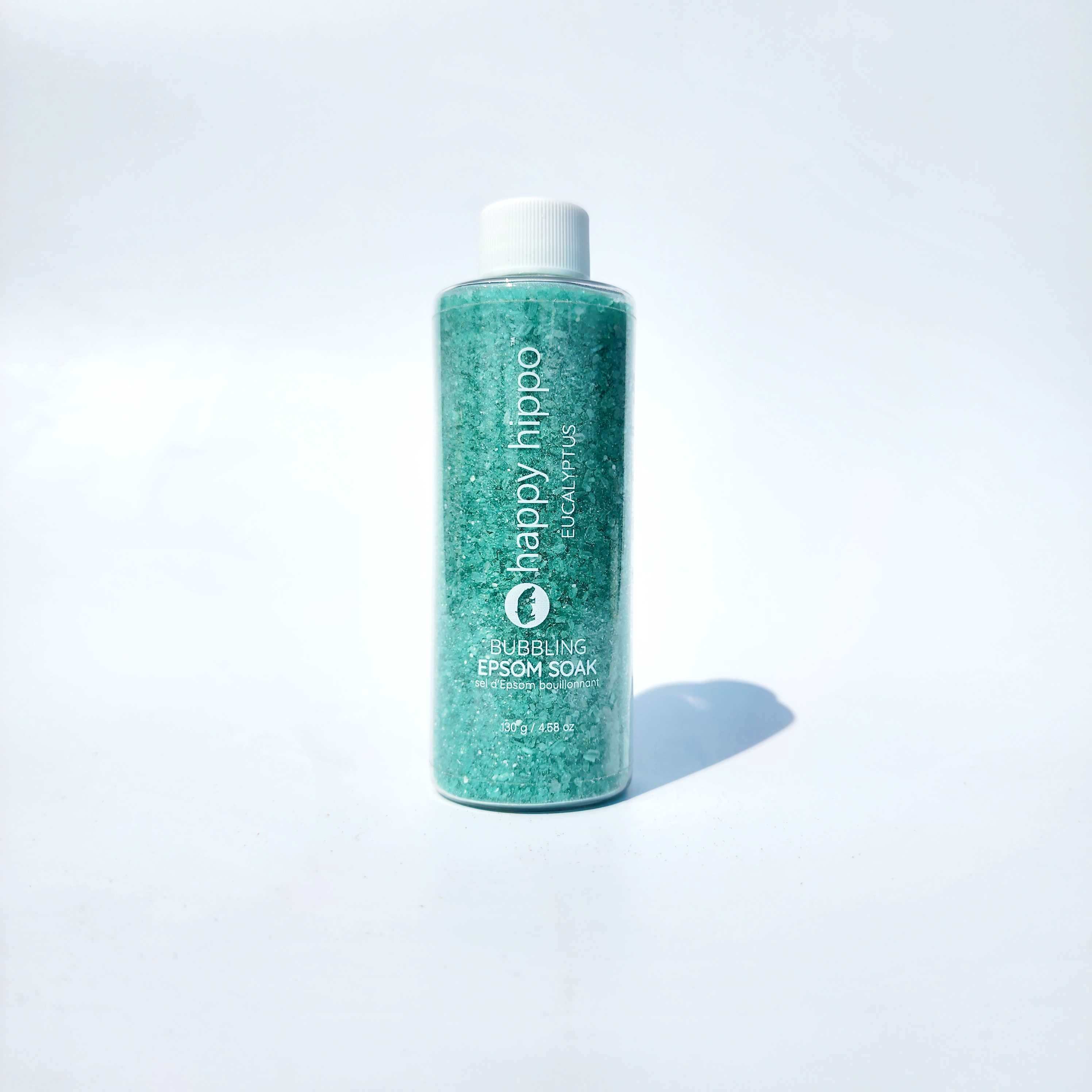 Eucalyptus Bubbling Epsom Soak 130g Happy Hippo Bath Co