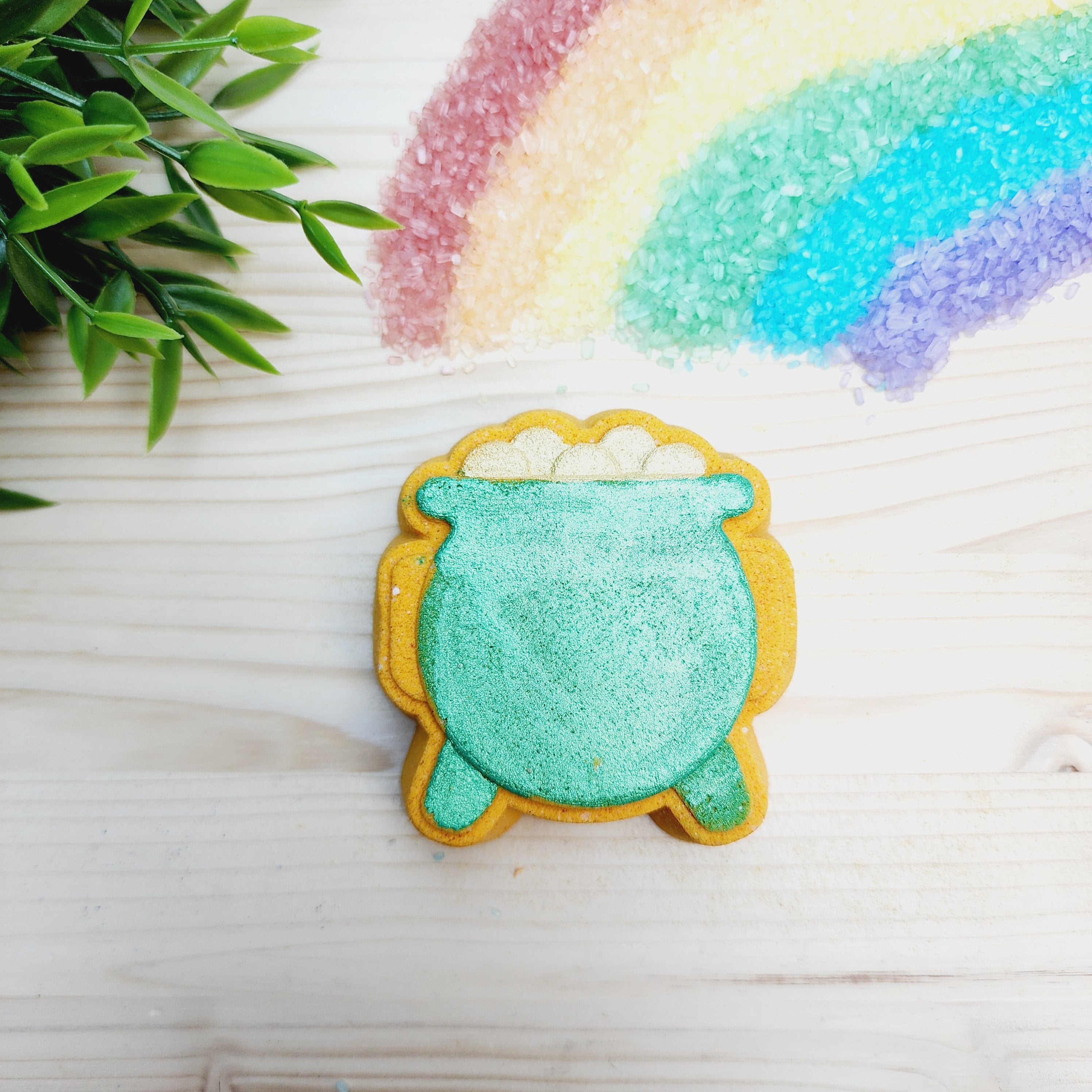 Pot of Gold Bath Bomb Happy Hippo Bath Co