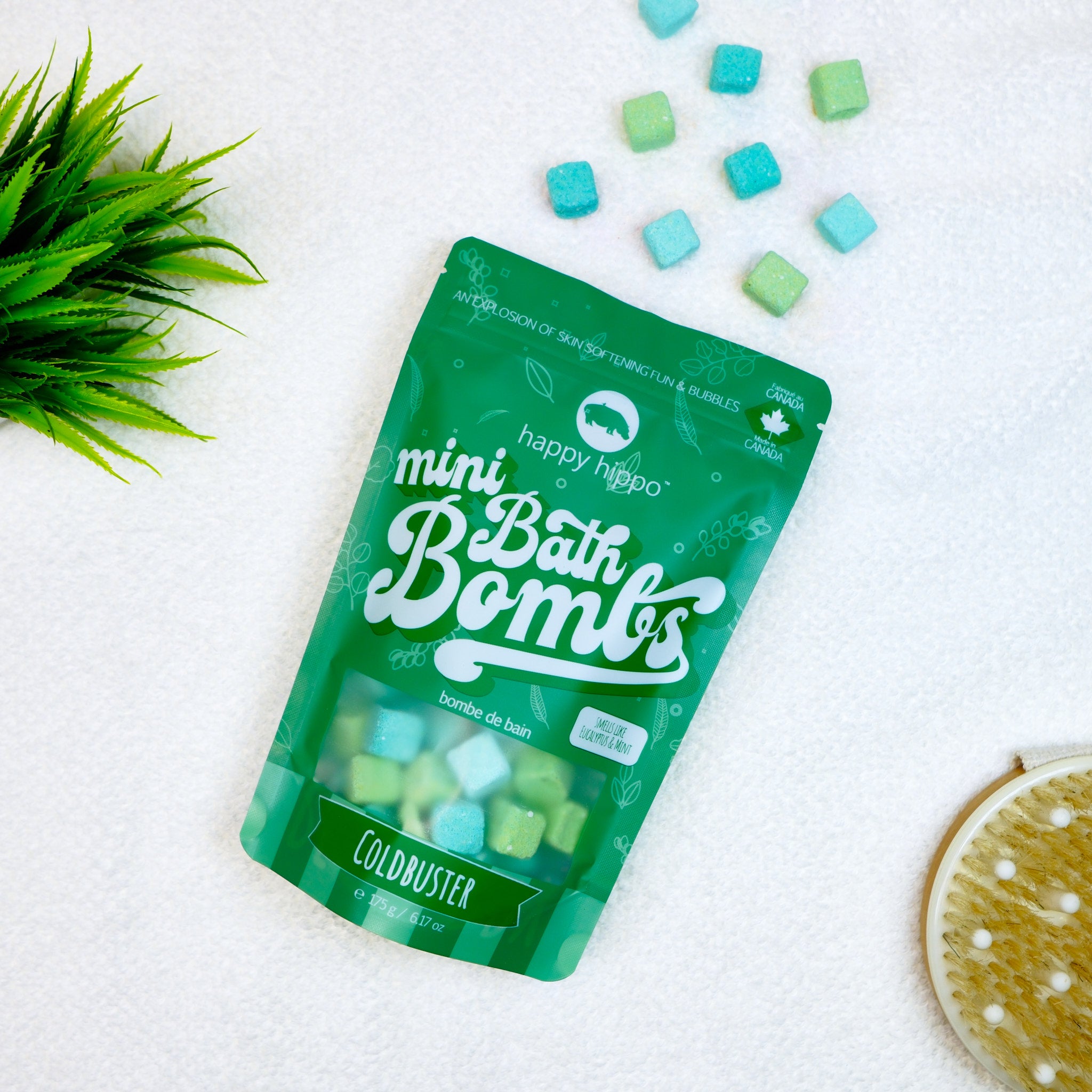 Coldbuster Eucalyptus Mini Bath Bombs – Happy Hippo Bath Co