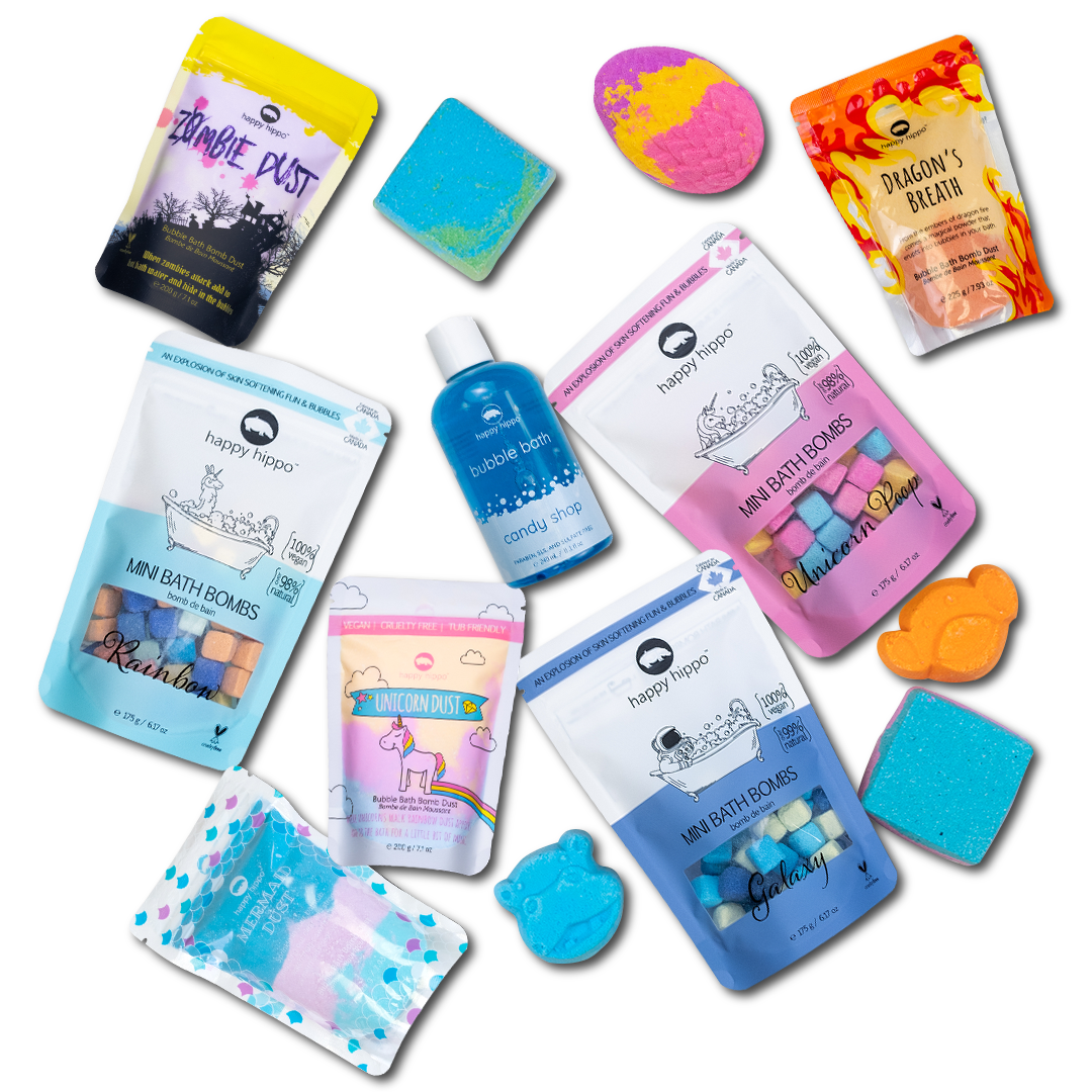 Kids Bubble Bath Fun Pack Happy Hippo Bath Co