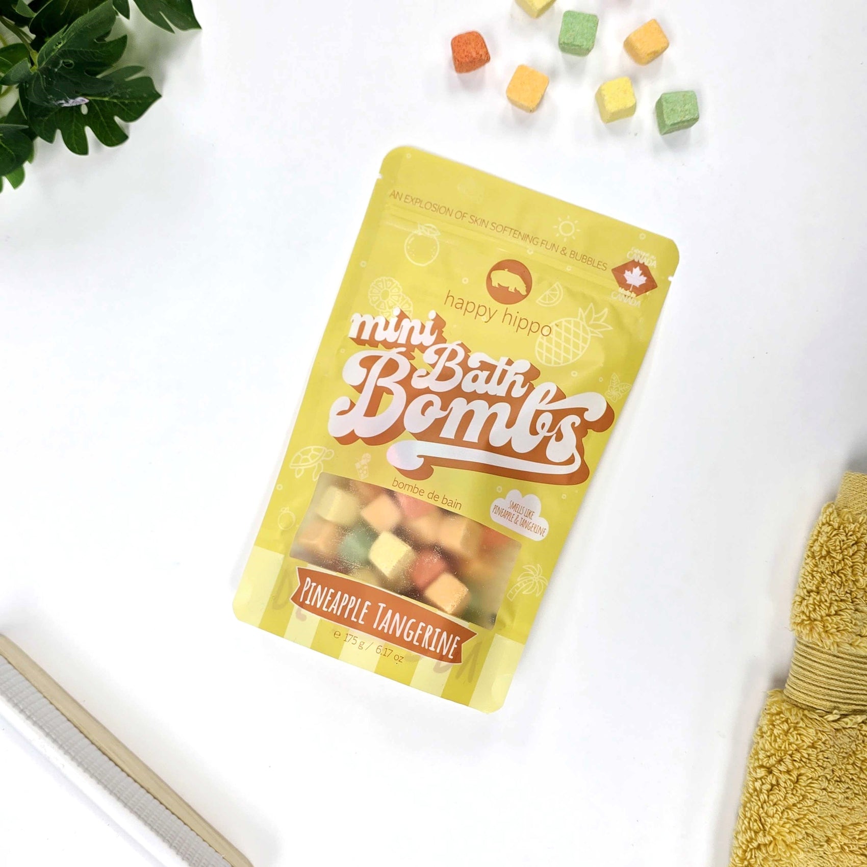 Pineapple Tangerine Mini Bath Bombs