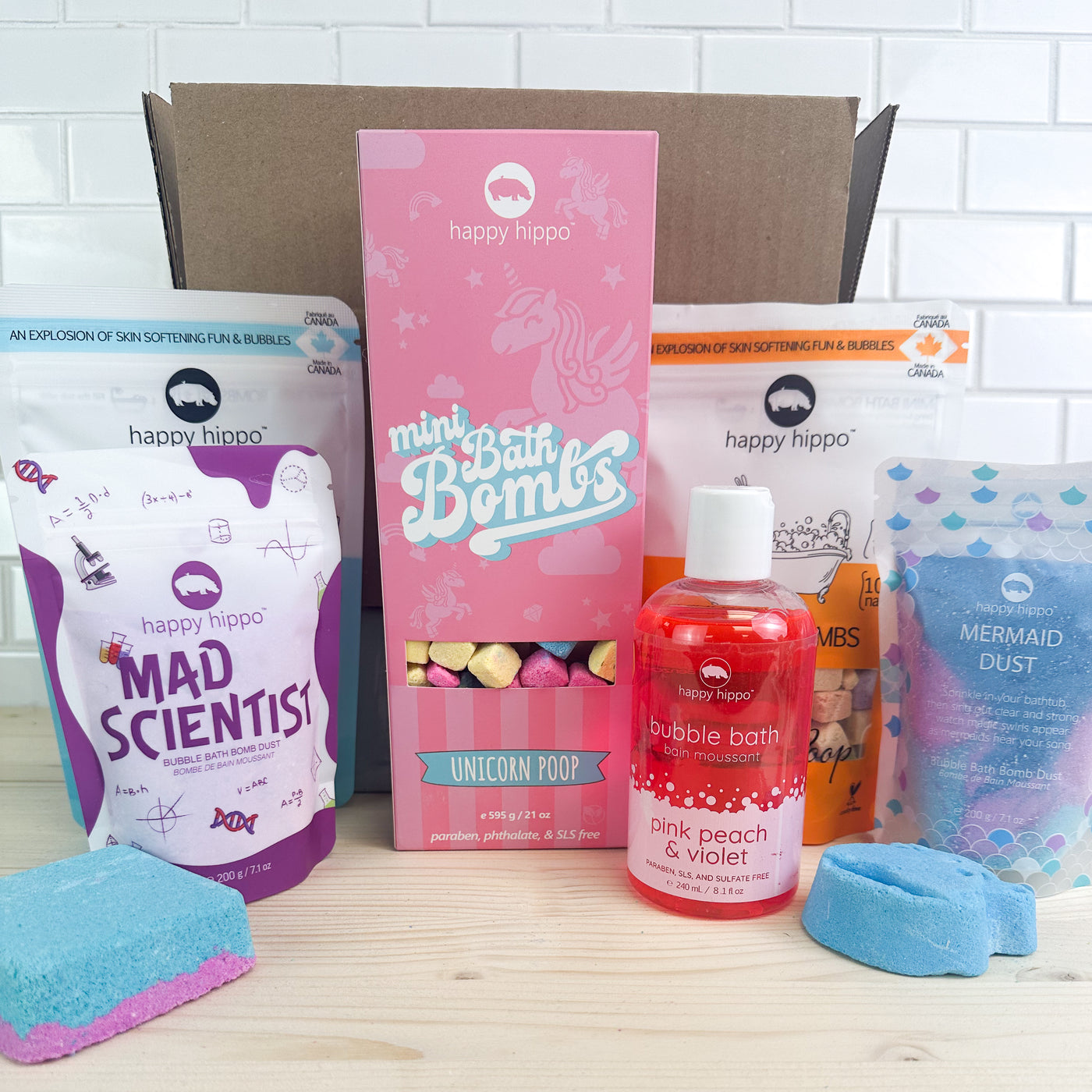 Kids Little Box of Happy Annual Happy Hippo Bath Co