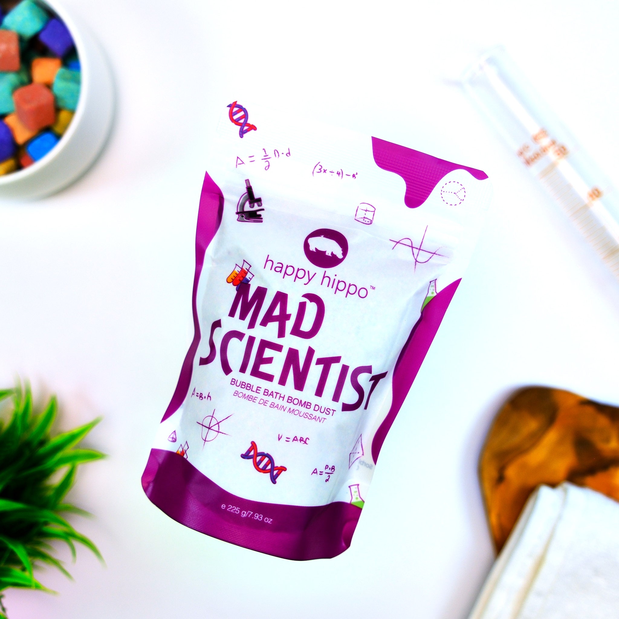 Mad Scientist - Bubble Bath Bomb Dust – Happy Hippo Bath Co