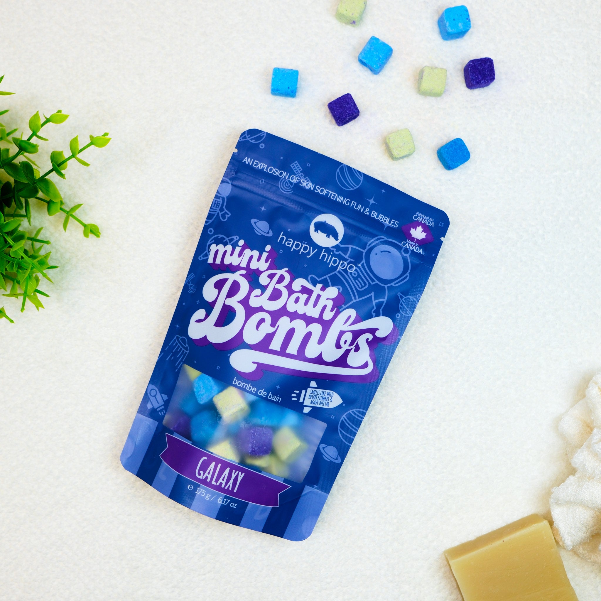 Galaxy Mini Bath Bombs – Happy Hippo Bath Co
