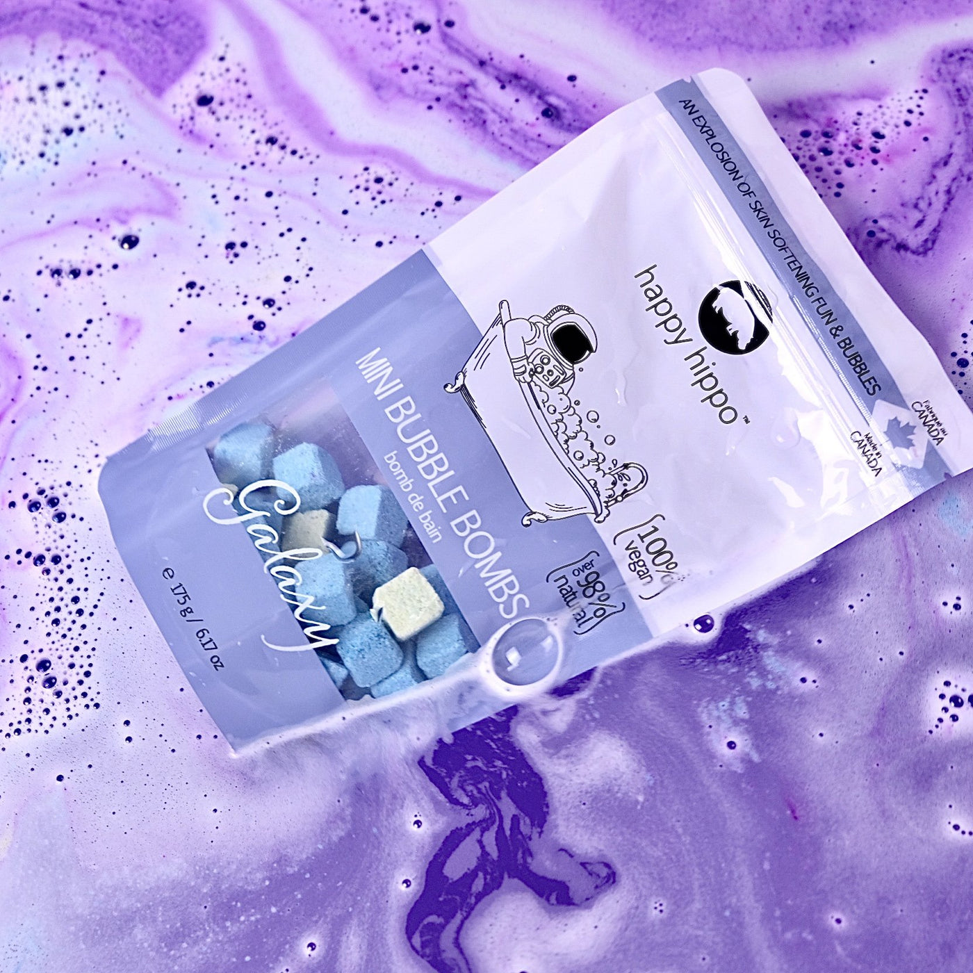 Galaxy Mini Bath Bombs – Happy Hippo Bath Co